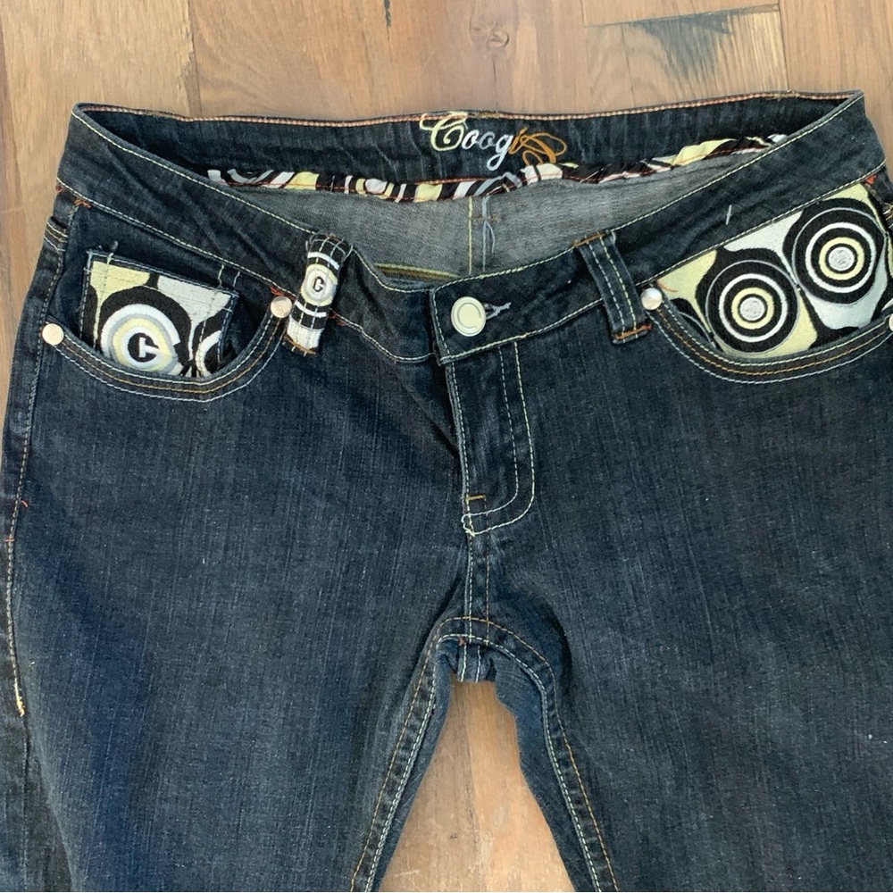 Vintage Coogi Dark Wash Women’s Embroidered Jeans Size 13/14 - Picture 12 of 16